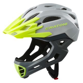 Prilba CRATONI C-Maniac Grey/Lime Matt - M/L (56-59cm)